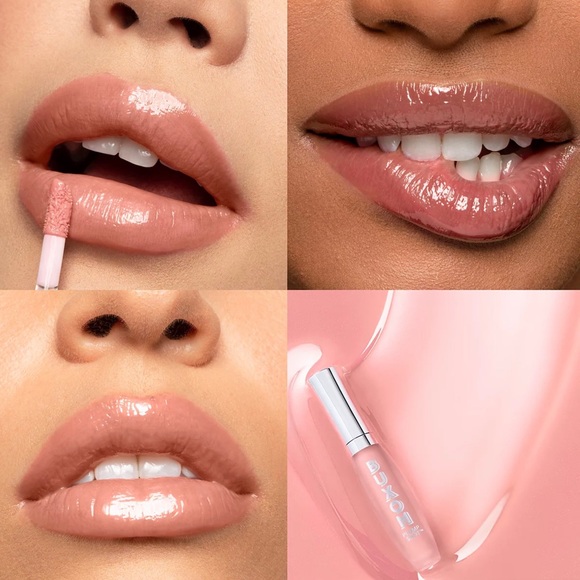 💋NIB💋 BUXOM Plump Shot Sheer Tint Collagen-Infused Lip Serum in Plush Peach - Picture 7 of 12